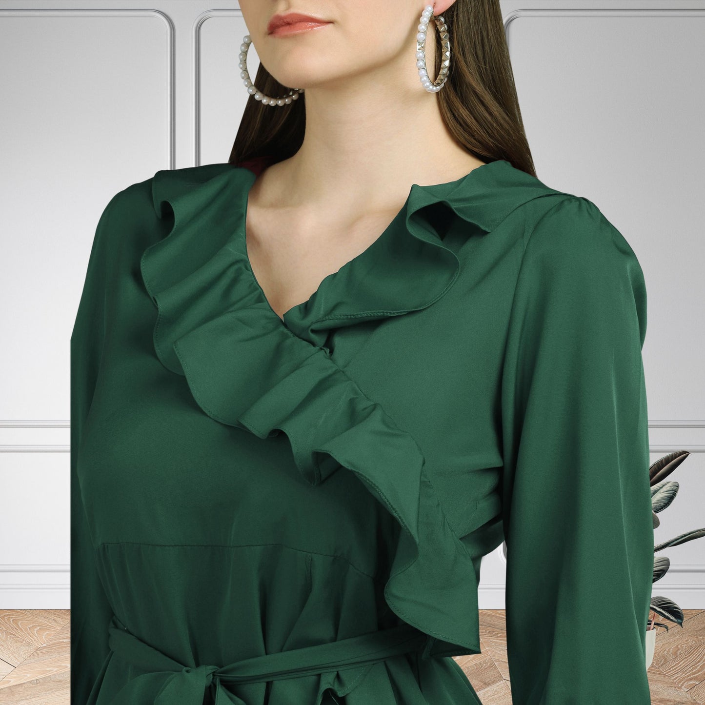 Women’s Frilled Short Dress