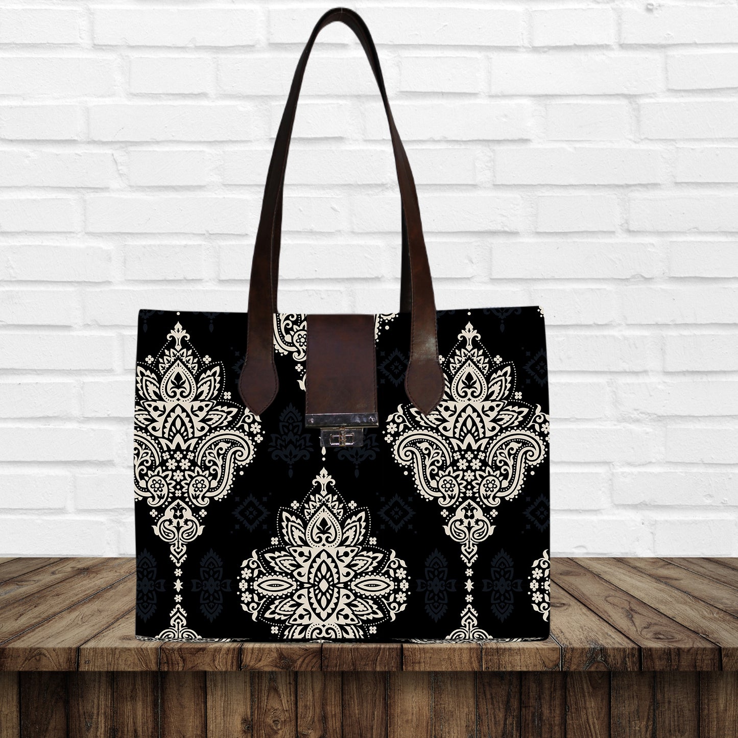 Introducing our Big Paisley Print Canvas Tote Bag