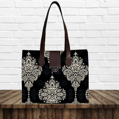Introducing our Big Paisley Print Canvas Tote Bag