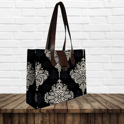 Introducing our Big Paisley Print Canvas Tote Bag