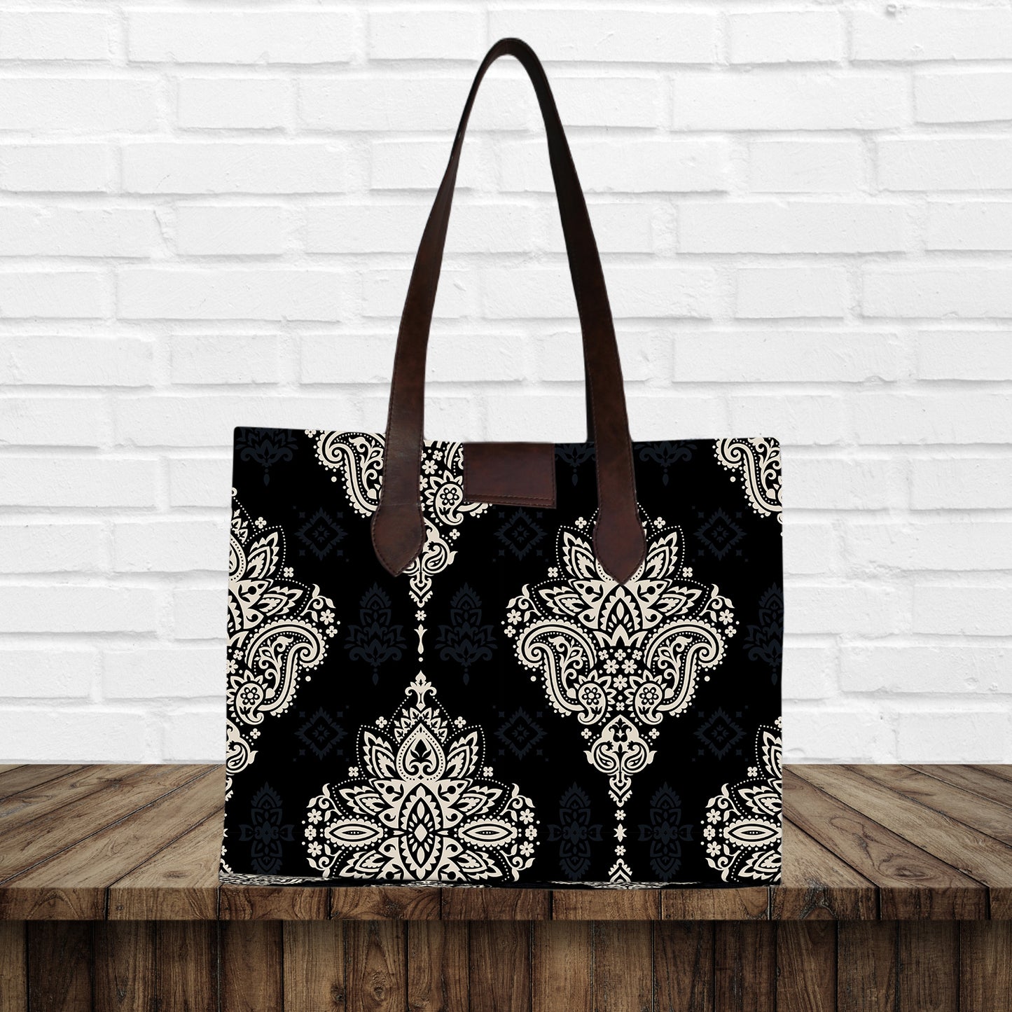 Introducing our Big Paisley Print Canvas Tote Bag