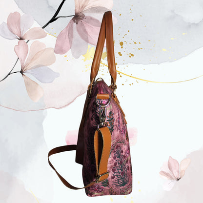 Jaipuri Ethnic Floral Print Tote Bag