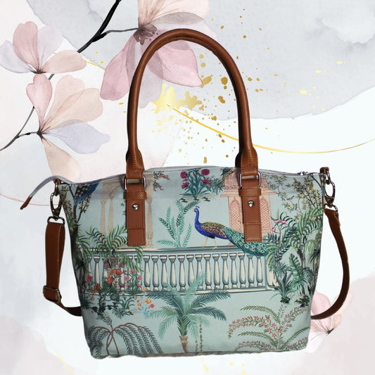 Rajasthani Garden Theme Print Tote Bag