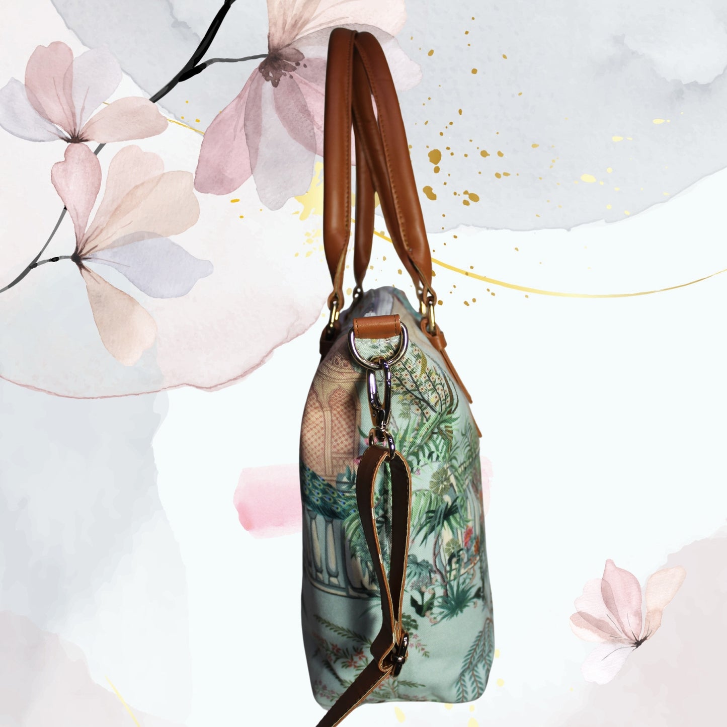 Rajasthani Garden Theme Print Tote Bag
