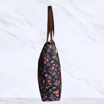 ETHNIC PAISLEY PRINT TOTE BAG