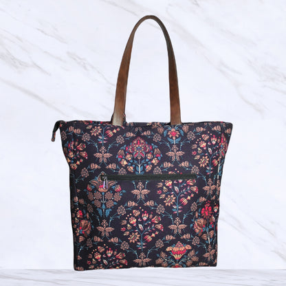 ETHNIC PAISLEY PRINT TOTE BAG