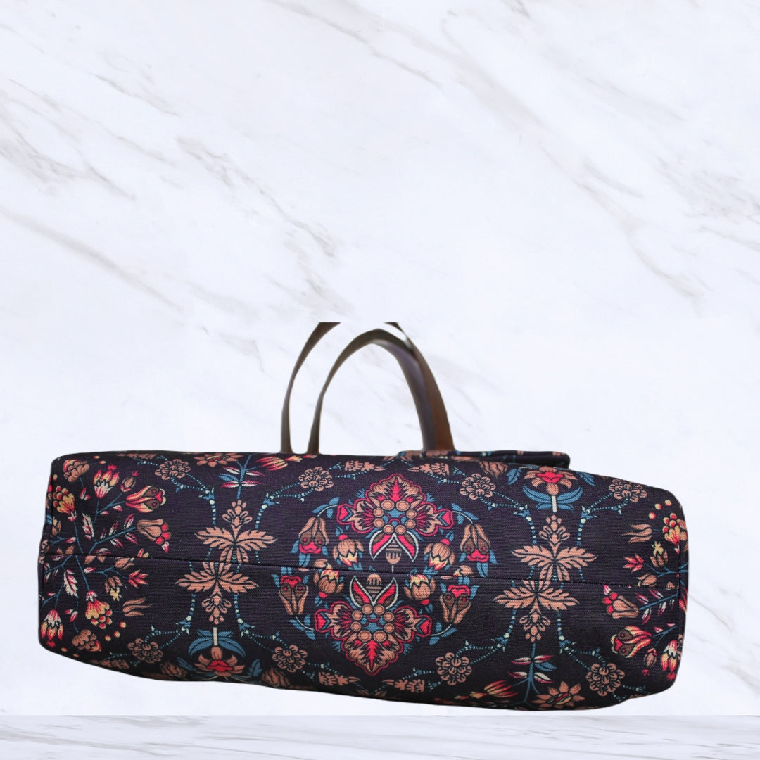 ETHNIC PAISLEY PRINT TOTE BAG