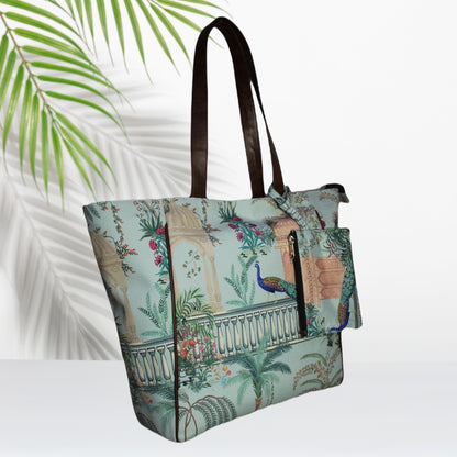 Rajasthani Garden Theme Print Tote Bag