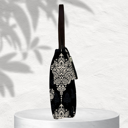 Ogee with Paisley Print Tote Bag
