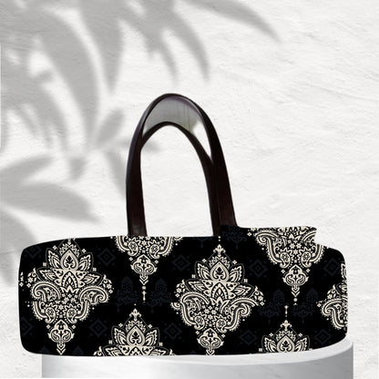 Ogee with Paisley Print Tote Bag