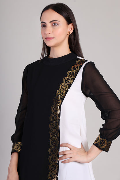 ✨ Sequin Motif Top & Pant Set – Glam Co-ord