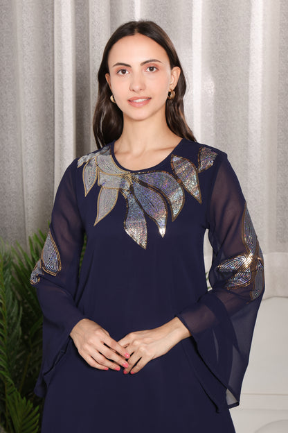 ✨ Women’s Sequins Embellished Top & Pant Set
