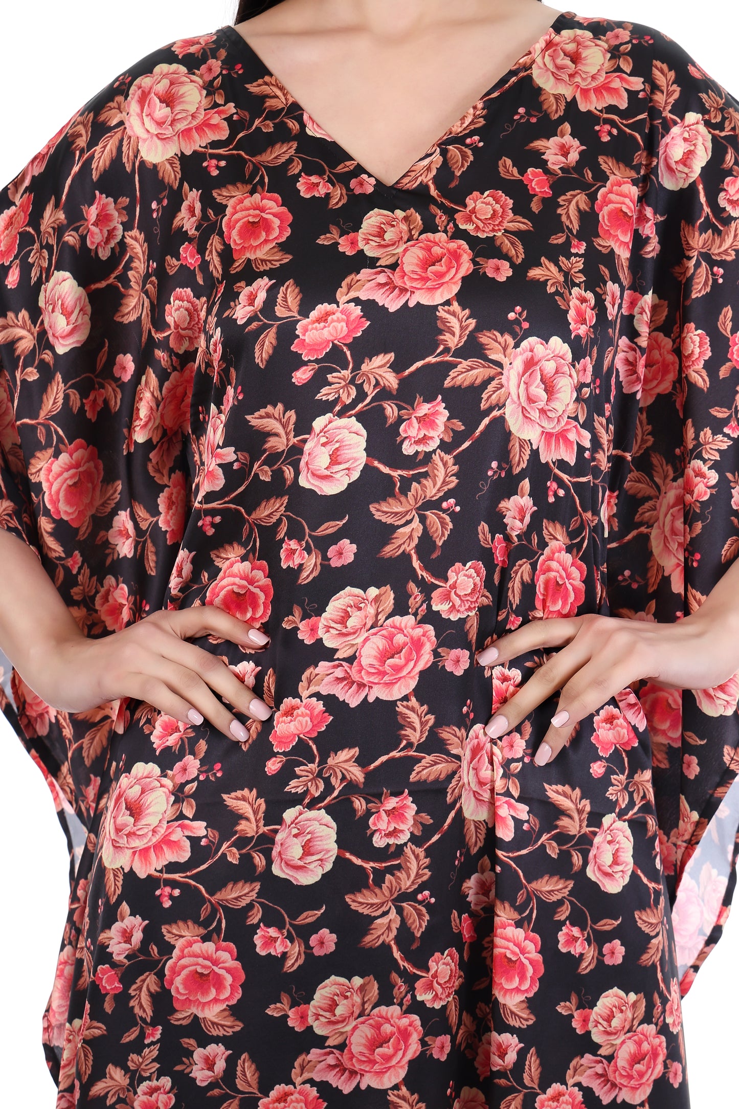 🌴 Resort Wear Polyester Printed Kaftan Set