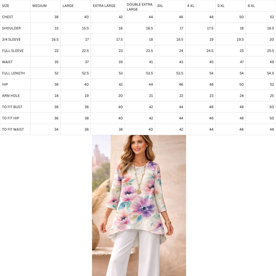 🌸 Stylish Spandex Floral Top & Pant Set