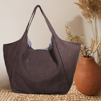 Linen Pre Washed  Tote Bag
