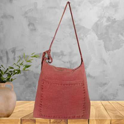 Large Linen pre washed  Bag