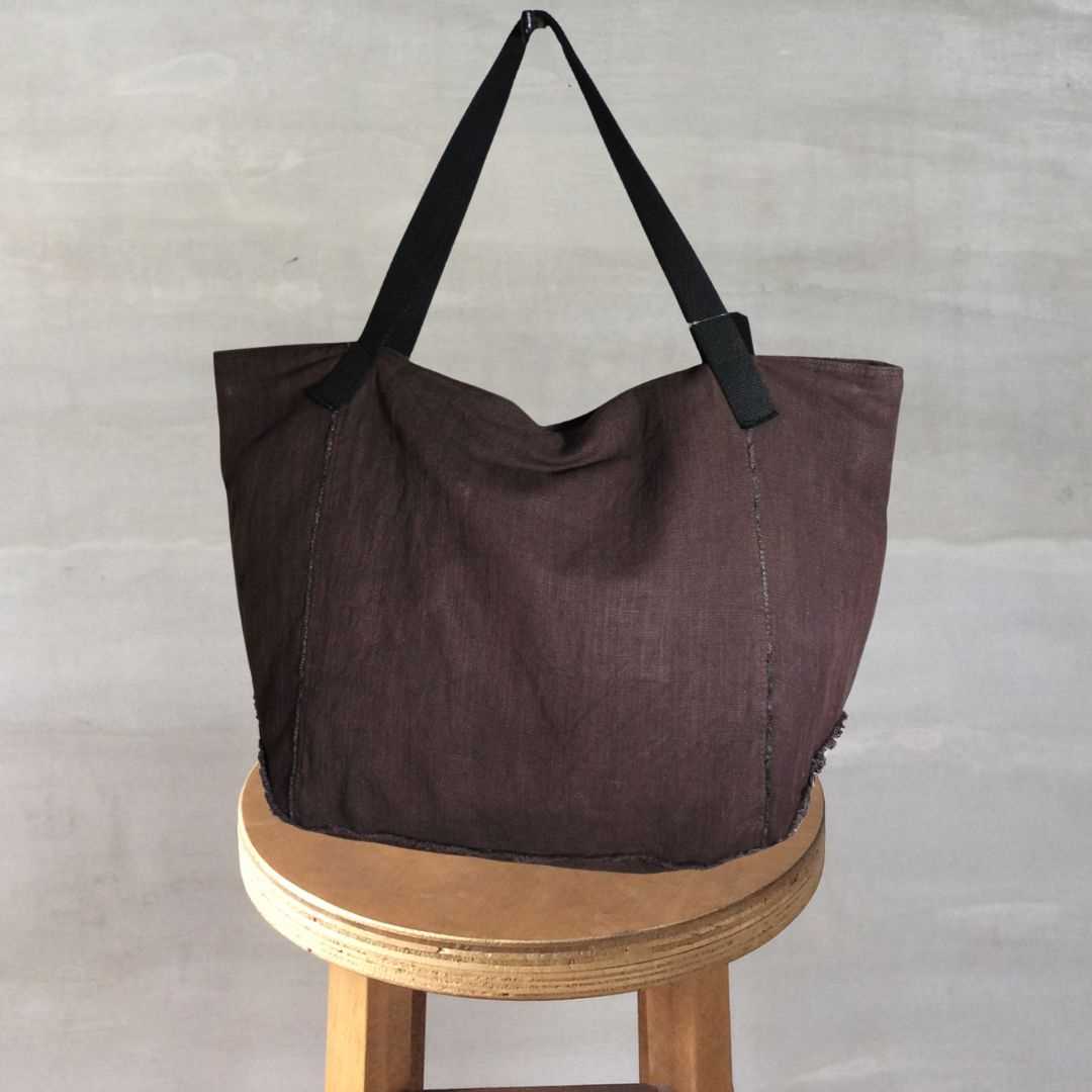 Large Linen Tote Bag