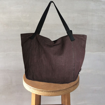 Large Linen Tote Bag