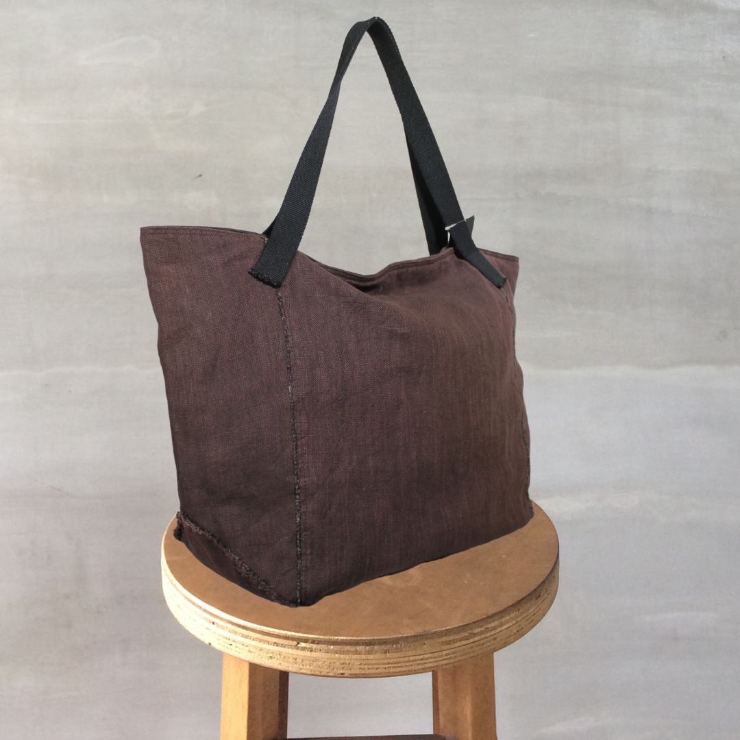 Large Linen Tote Bag
