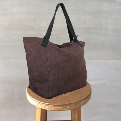 Large Linen Tote Bag