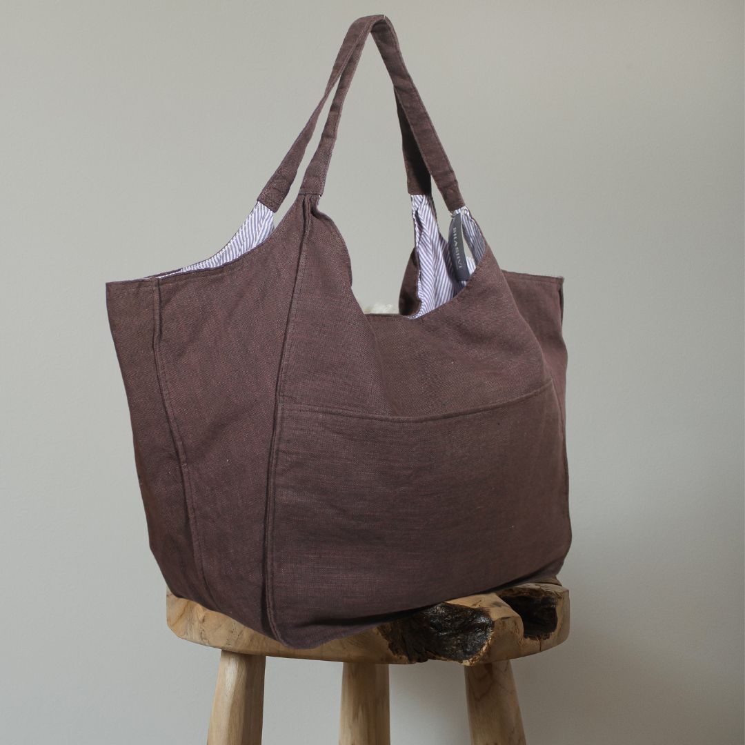 Linen Pre Washed  Tote Bag