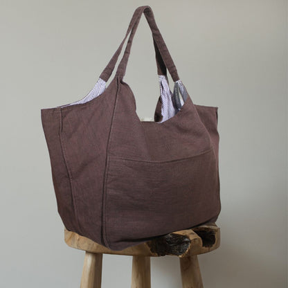 Linen Pre Washed  Tote Bag