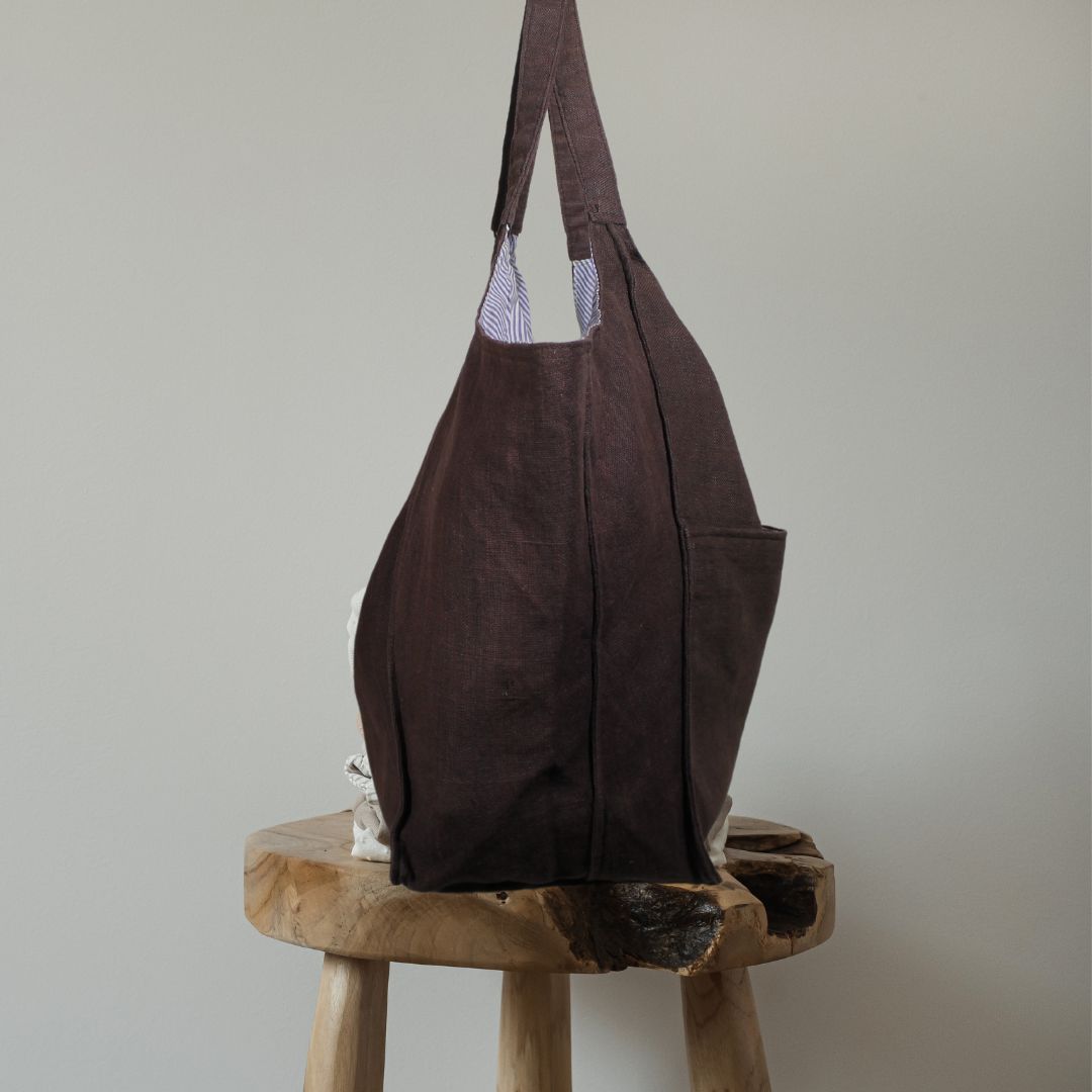 Linen Pre Washed  Tote Bag