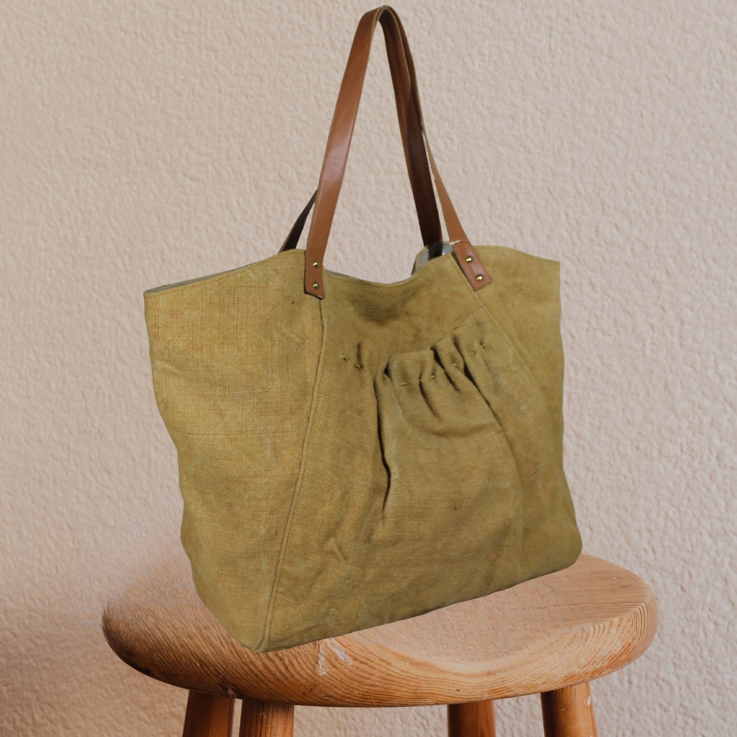 Women's Large Jute Tote Bag – Eco-Friendly Everyday Carryall