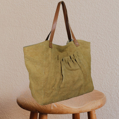 Women's Large Jute Tote Bag – Eco-Friendly Everyday Carryall