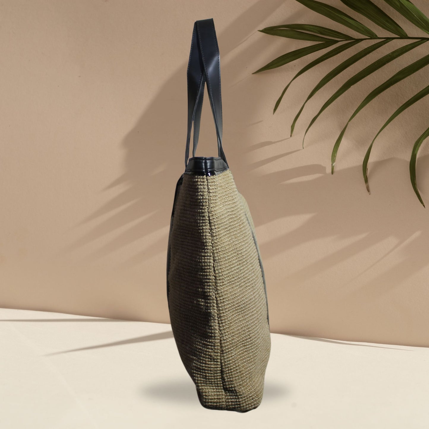 Woven Jute Tote Bag