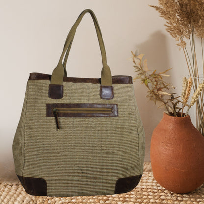 Handwoven Jute Tote Bag