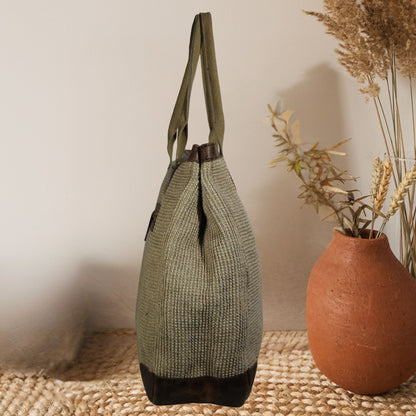 Handwoven Jute Tote Bag