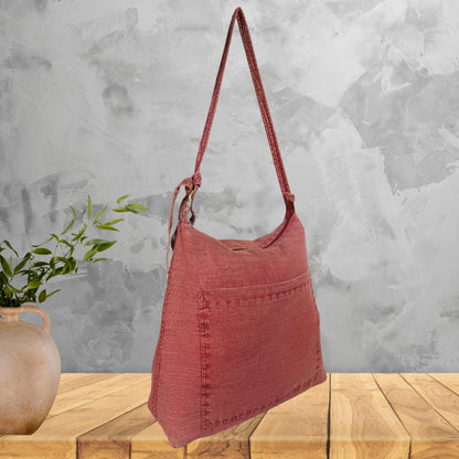 Large Washed Linen Handbag – Timeless, Soft & Effortlessly Stylish