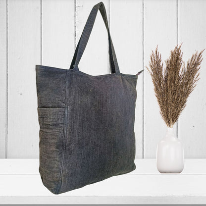Women's Large Linen Tote Bag – Stylish, Lightweight & Eco-Friendly Carryall