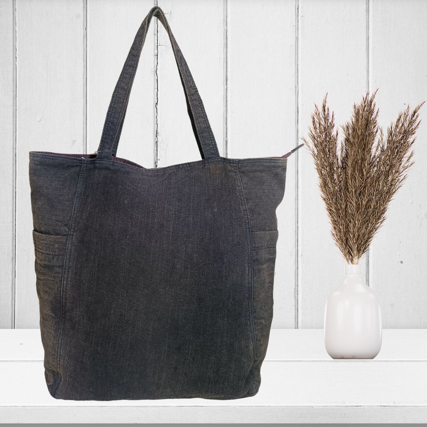Women's Large Linen Tote Bag – Stylish, Lightweight & Eco-Friendly Carryall