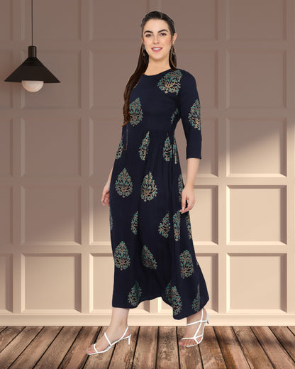 Pleated Floral Print Tunic for Effortless Style