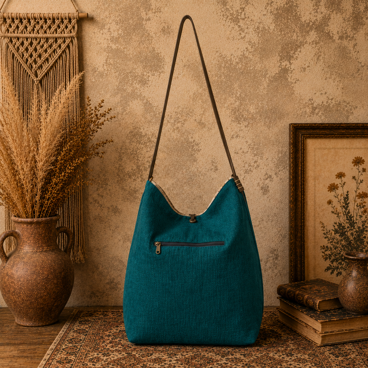 Large Linen Tote Bag