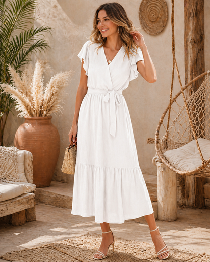 🌿 Effortless Linen Dress – Breezy Everyday Elegance