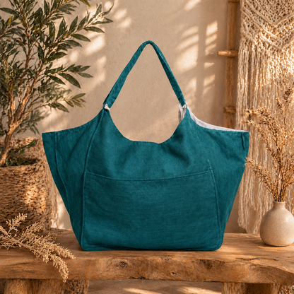 Linen Pre Washed  Tote Bag