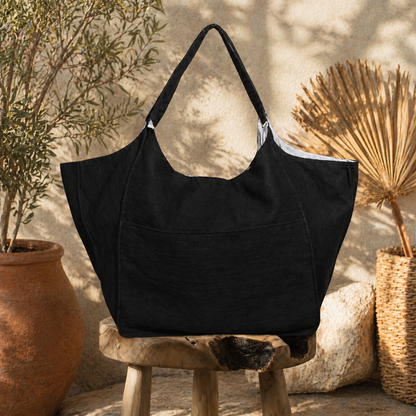 Linen Pre Washed  Tote Bag
