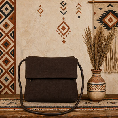 Classic Linen Crossbody Bag