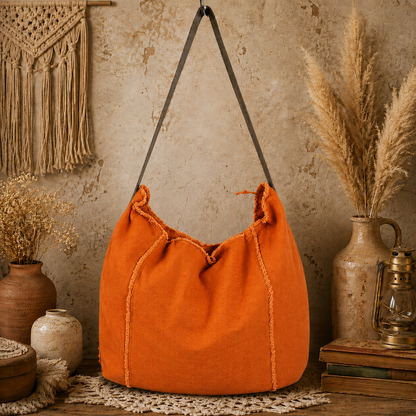 Linen Fabric Tote Bag